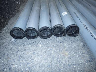 水抜き工(材料検収)水抜フィルター5ヶ