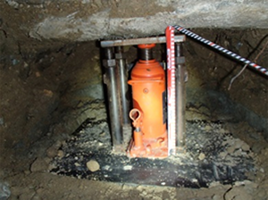 耐圧版設置工(耐圧版設置完了)